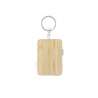 Rusell - Nature line key-ring charger in a compact design - Wooden key ring at wholesale prices