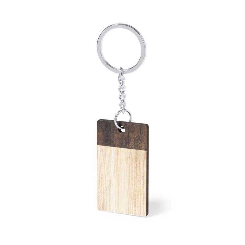 Porte-Clés - Ruhen - Porte-clés bois/tissu à prix grossiste