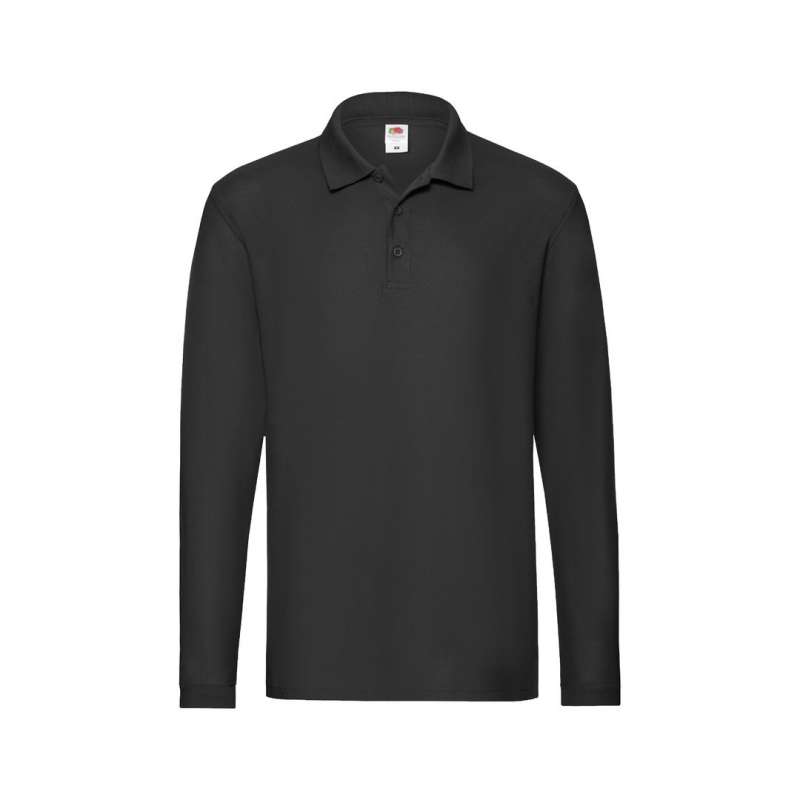 Adult Premium Long Sleeve Polo - Middle and high school uniforms at wholesale prices