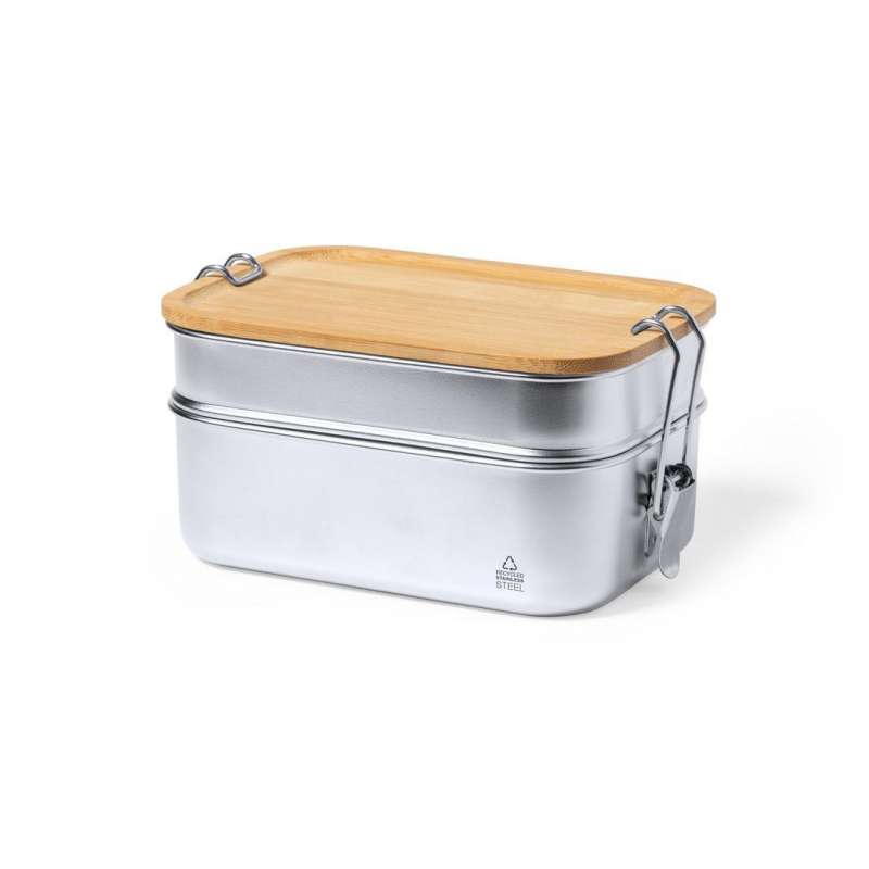 Double inox bowl - Lunch box at wholesale prices