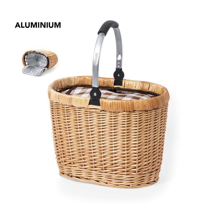 Cesto Isothermo Vintage in Vimini 30L - Sac à pique-nique a prezzi all'ingrosso Cesto Isothermo Vintage in Vimini 30L - Sac à pique-nique a prezzi all'ingrosso