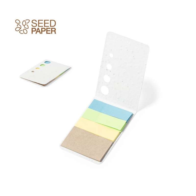 Bloc Notes Piantabile 10x30 Colori Assortiti - Prodotto biodegradabile a prezzi all'ingrosso Bloc Notes Piantabile 10x30 Colori Assortiti - Prodotto biodegradabile a prezzi all'ingrosso