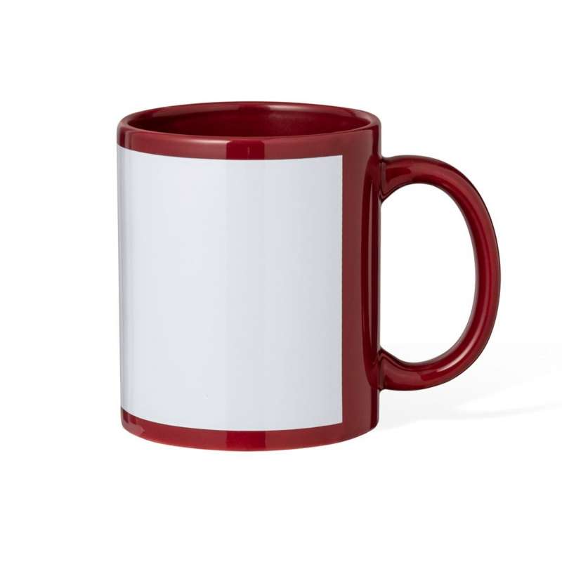 Keramiktasse 350 ml mit Sublimationsbereich - Artikel für Sublimation zu Großhandelspreisen Keramiktasse 350 ml mit Sublimationsbereich - Artikel für Sublimation zu Großhandelspreisen