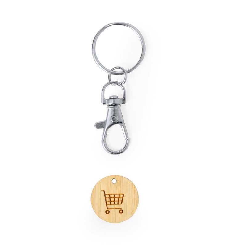 Llavero Monedero de Bambú con Mosquetón a precios de mayorista - Llavero de madera a precios de mayorista Llavero Monedero de Bambú con Mosquetón a precios de mayorista - Llavero de madera a precios de mayorista