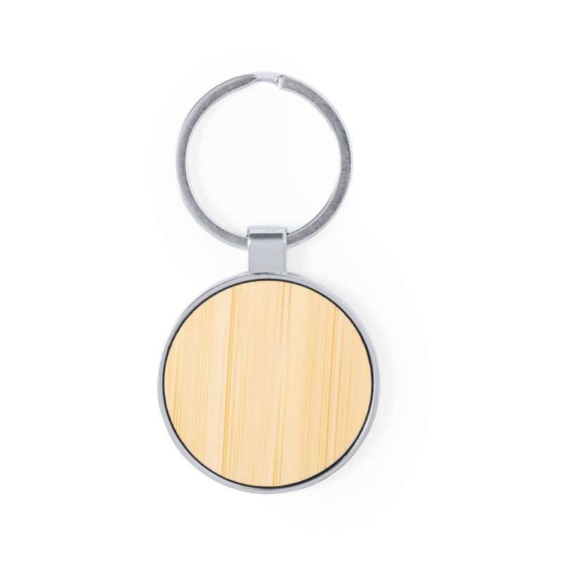 Llavero elegante rectangular de bambú y metal a precios de mayorista - Llavero de madera a precios de mayorista Llavero elegante rectangular de bambú y metal a precios de mayorista - Llavero de madera a precios de mayorista