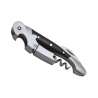 Allegro' double lever corkscrew, black stamina - Covered at wholesale prices