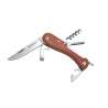 Barrow' multifunction knife, 7 functions, padouk wood - Camping equipment at wholesale prices