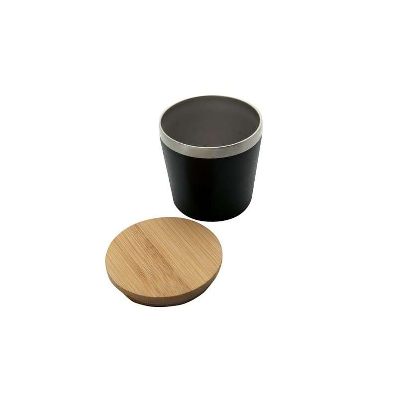 Nagano' insulated mug with bambou lid M - Wooden product at wholesale prices
