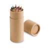 CYLINDER. Box with 12 colored pencils - Colored pencil at wholesale prices