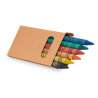 EAGLE. Box with 6 wax crayons - Wax crayon at wholesale prices