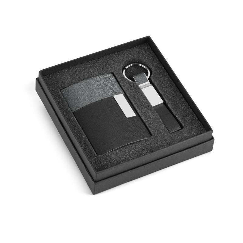 TRAVOLTA. Business card and key ring box - Accessories set at wholesale prices