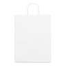 Brunt kraftpapirpose med snoede håndtag 240x310x90 mm - Indkøbspose til engrospris Brunt kraftpapirpose med snoede håndtag 240x310x90 mm - Indkøbspose til engrospris