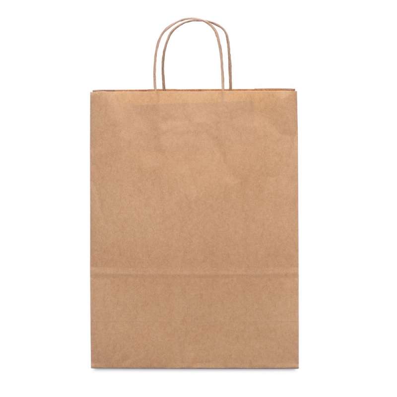 Brown Kraft Paper Bag 8 x 9 x 7 in. - Shopping bag at wholesale prices