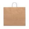 Saco de papel kraft 12x40x36 cm - Saco de compras a preço grossista