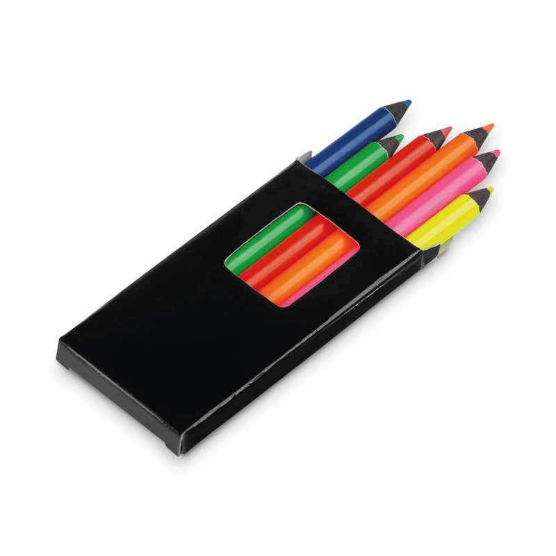 MEMLING. Box with 6 colored pencils - Colored pencil at wholesale prices
