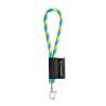 Conjunto de Lanyard Tubular Curto Preto - Cordão de pescoço (lanyard) a preço grossista Conjunto de Lanyard Tubular Curto Preto - Cordão de pescoço (lanyard) a preço grossista