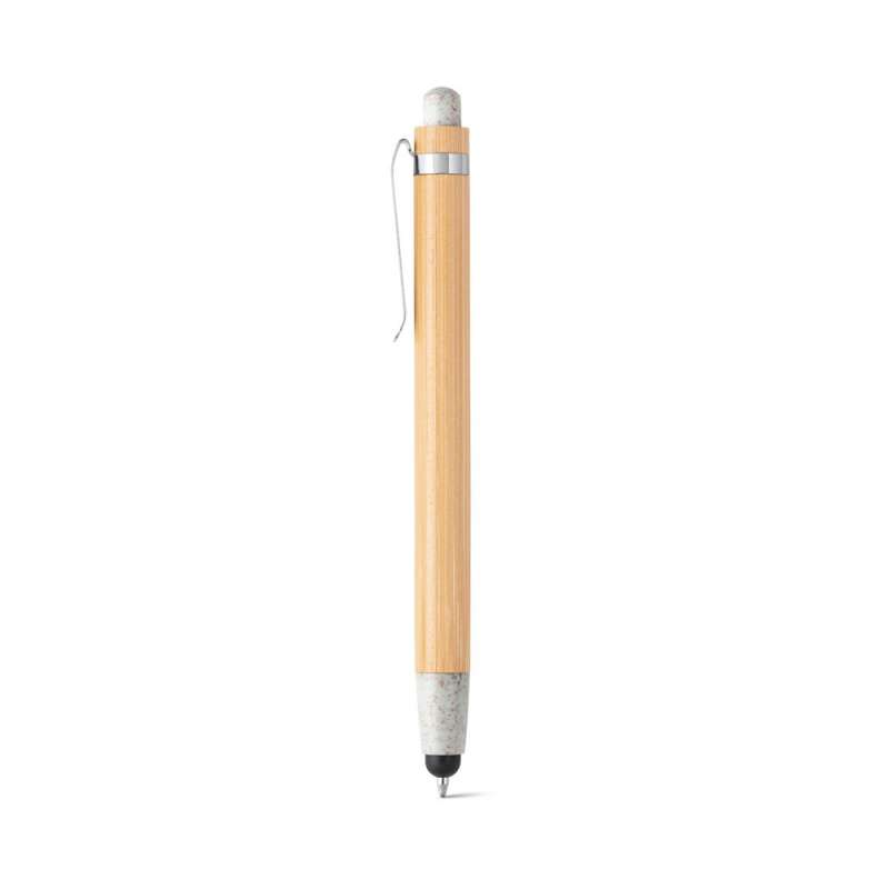 BENJAMIN. Bamboo ballpoint pen - Blue ink, Ecological product - Wooden product at wholesale prices