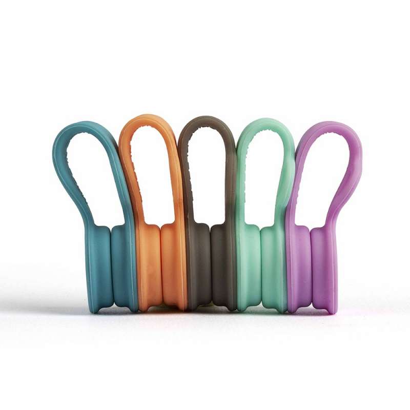 Set aus 5 flexiblen Magnetclips 7,1 cm - Büroklammer / Memo-Halter zu Großhandelspreisen