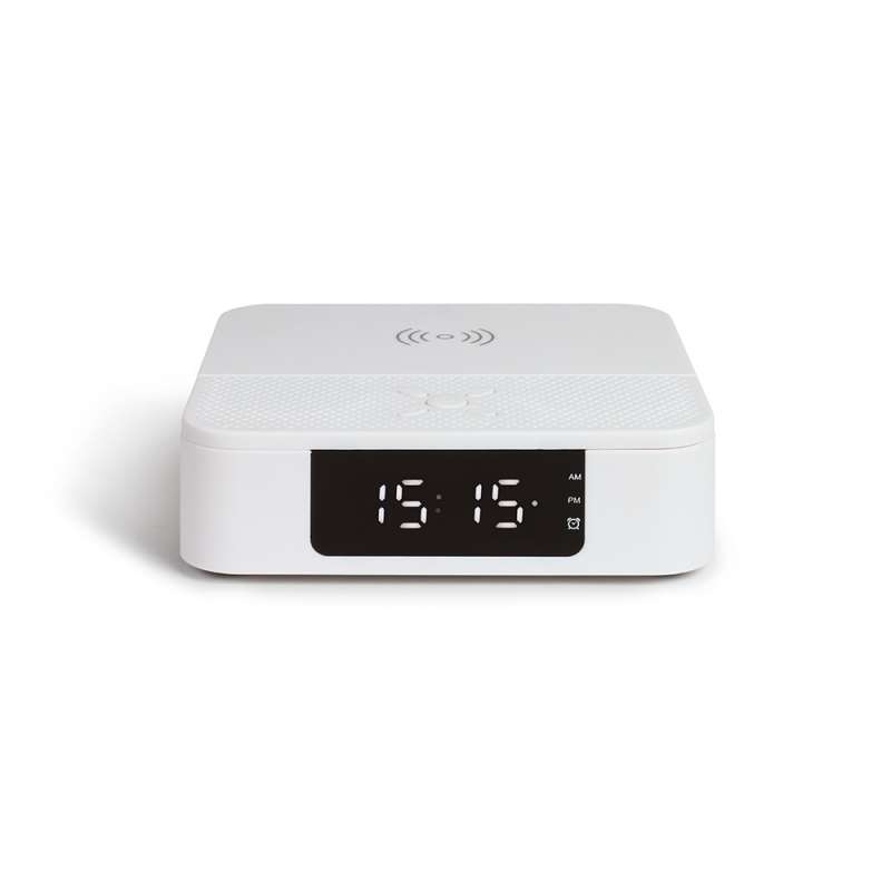 10 Watts wireless charger alarm clock speaker - Phone accessories at wholesale prices