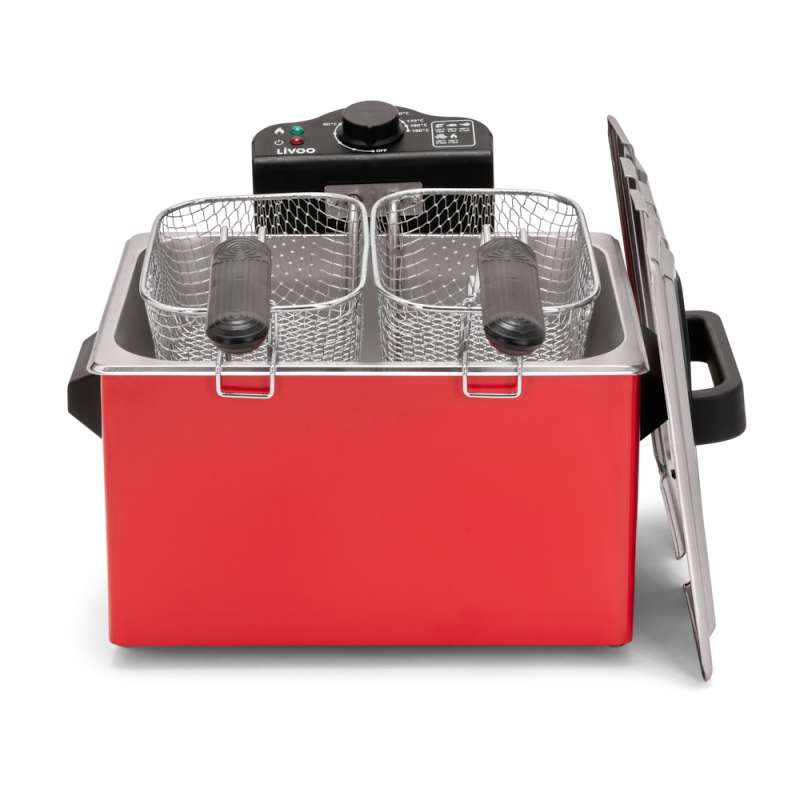 5 L Friture med rustfrit stål og 3 kurve - frituregryde & Airfryer til engrospris