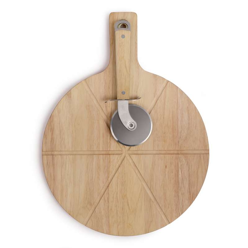 Juego de pizza con tabla 40x30 cm - Tabla de cortar a precios de mayorista