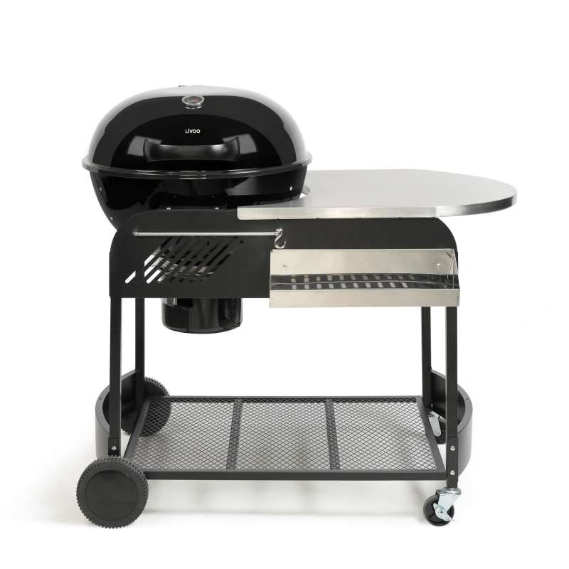 Charcoal barbecue with sideboard - Barbecue at wholesale prices