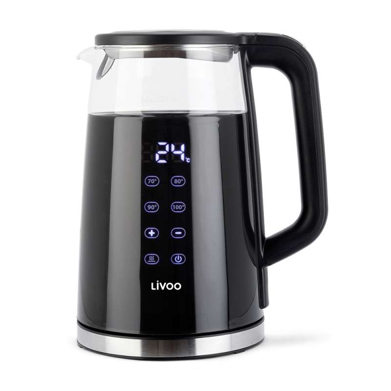 Chaleira Digital 1,7 L com Vidro Borosilicato a preço grossista - Chaleira a preço grossista