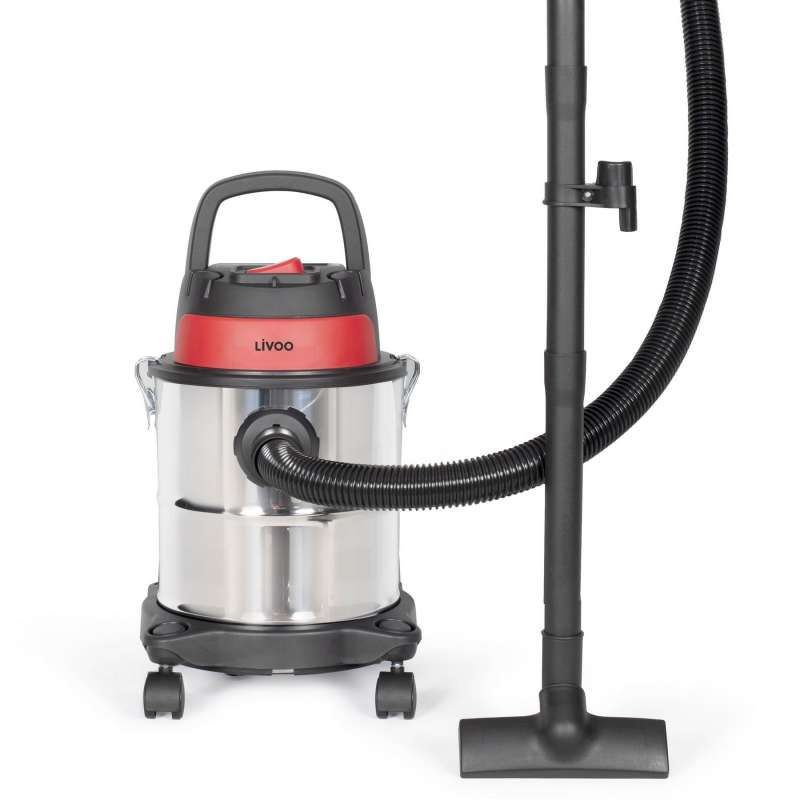 RVS Water- en Stofzuiger 12L met Accessoires - Stofzuiger tegen groothandelsprijzen
