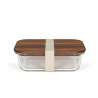 Lunch box ermetica in vetro 21x16 cm - Lunch box a prezzi all'ingrosso