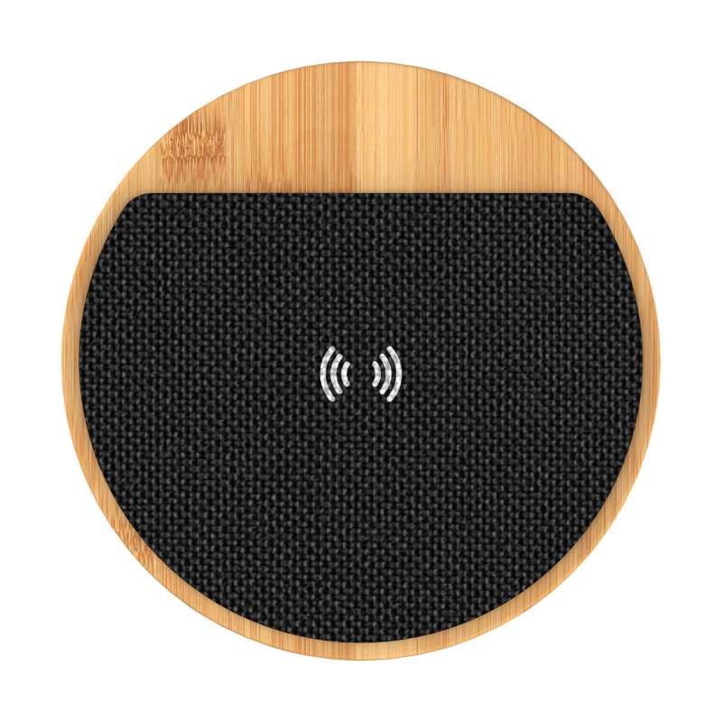 Bamboe inductielader 15W 9x9 cm - Lader tegen groothandelsprijzen