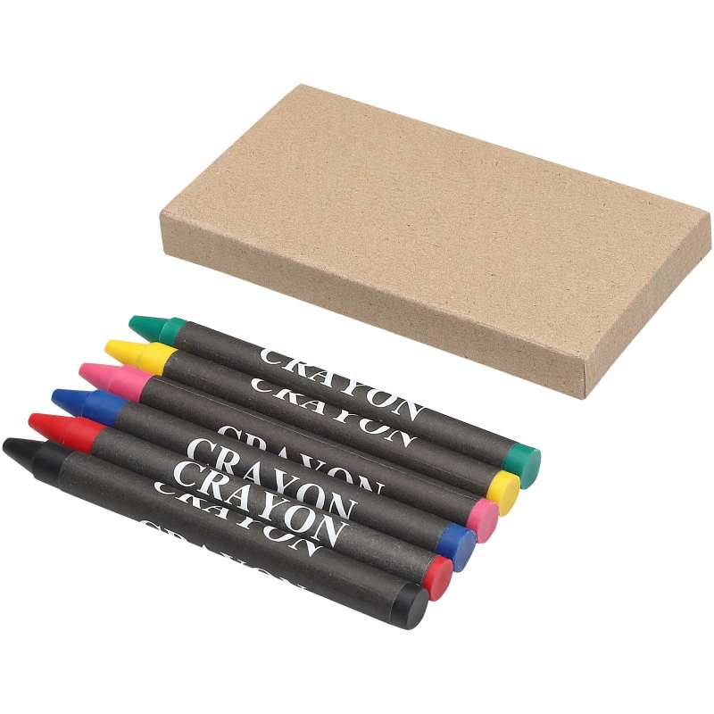 Crayons de couleur 6 pièces Ayo - Bullet - Crayon de cire à prix de gros