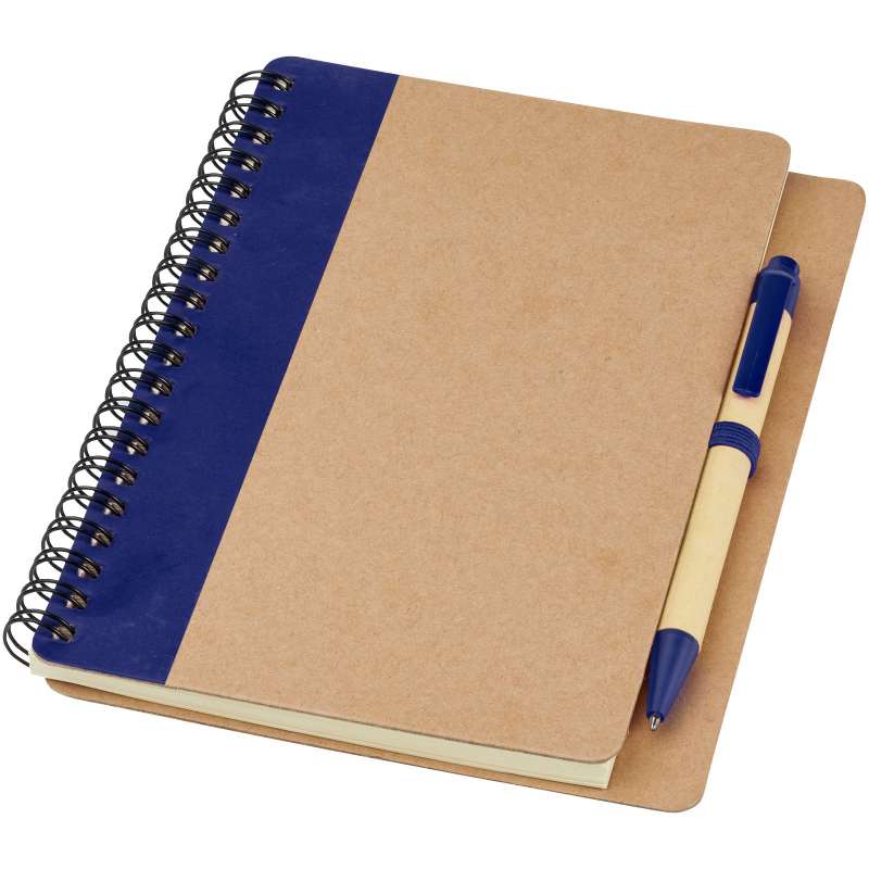 Recycled notebook with pen Priestly - Bullet - Notepad at wholesale prices
