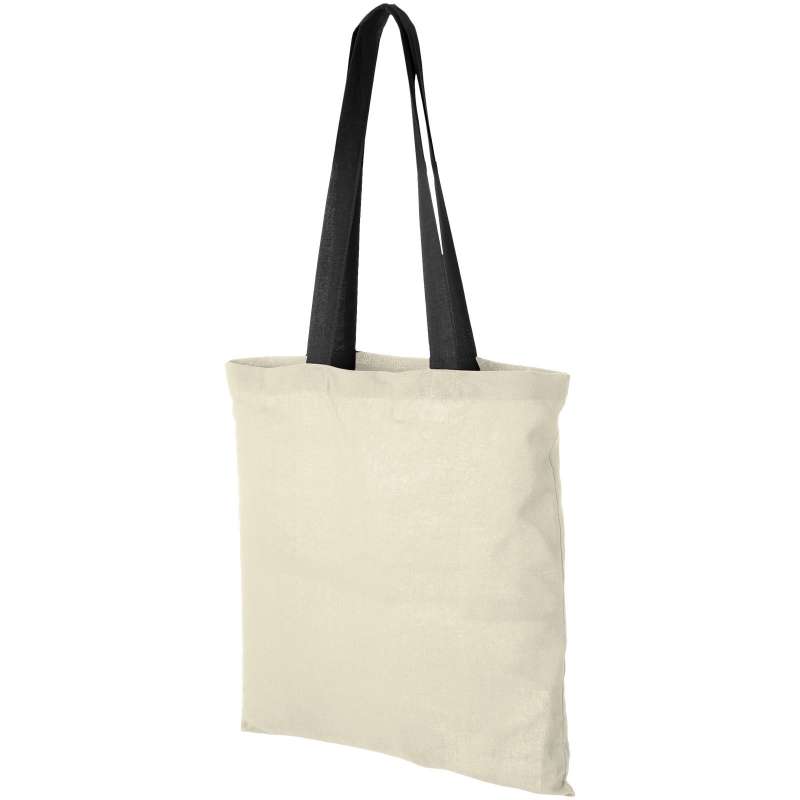 Texana 100 gr/m² coton bag with coloured handles - Shopping bag at wholesale prices