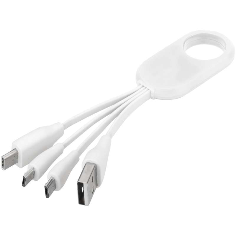 USB multi-port type C 4 in 1 cable Troup - Bullet - Charging cable at wholesale prices