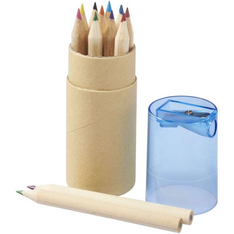 Set of 12 Hef colored pencils with sharpener - Bullet - Colored pencil at wholesale prices