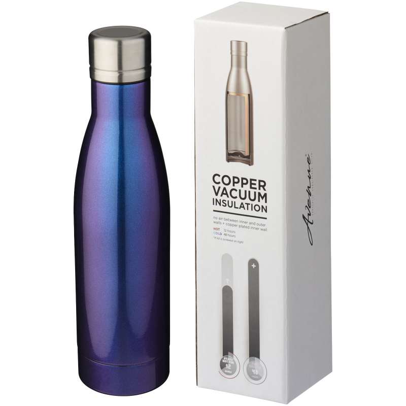 Vasa Aurora bottle with vacuum insulation and copper layer 500ml - Avenue - Isothermal bottle at wholesale prices