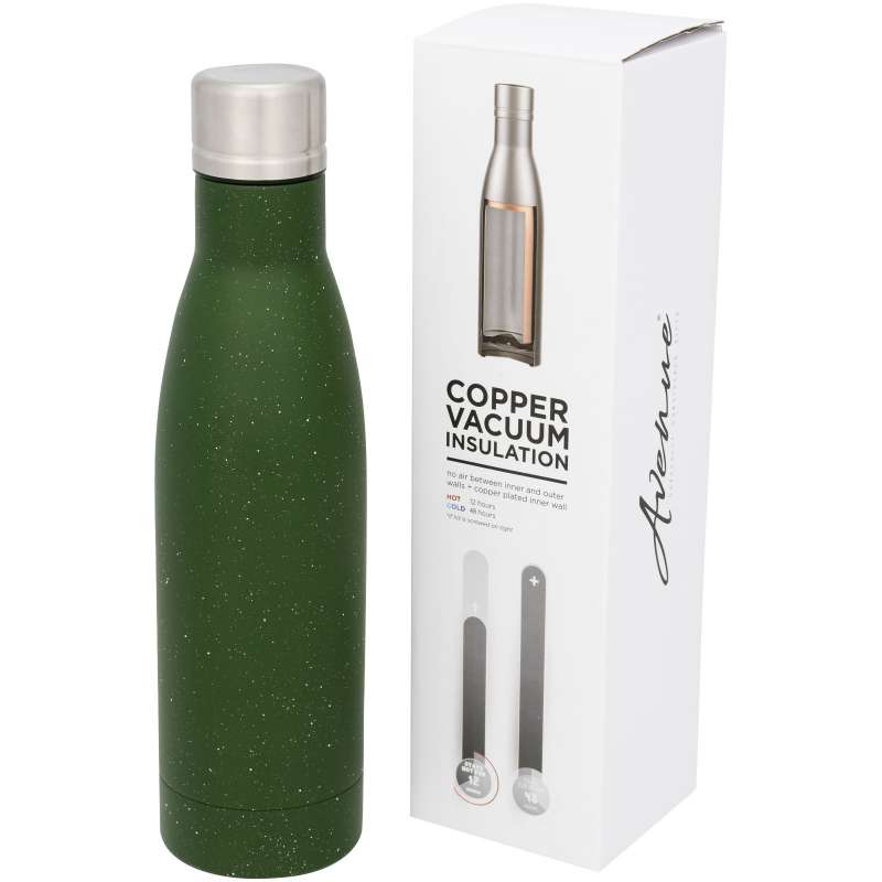 Vasa spotted bottle with vacuum insulation and copper coating 500ml - Avenue - Isothermal bottle at wholesale prices