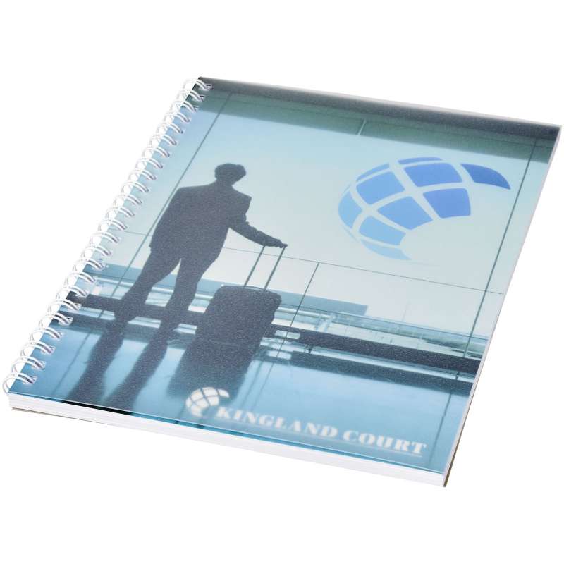 Desk-Mate A5 spiral notebook with polypropylene cover - Desk-Mate - Notepad at wholesale prices