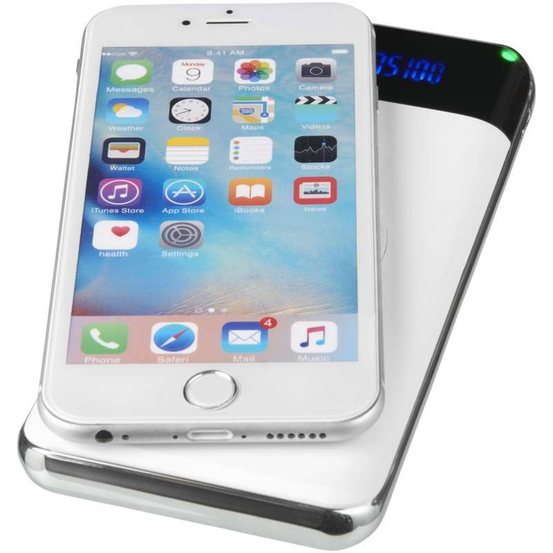 Induction charger and 10,000 mAh back-up battery with Constant LED - Avenue - Phone accessories at wholesale prices