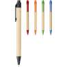 Recycled cardboard and corn plastique ballpoint pen - Ballpoint pen at wholesale prices