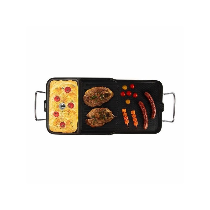 LIVOO - 3 en 1 plancha gril mijoteuse - Accessoire pour barbecue à prix grossiste