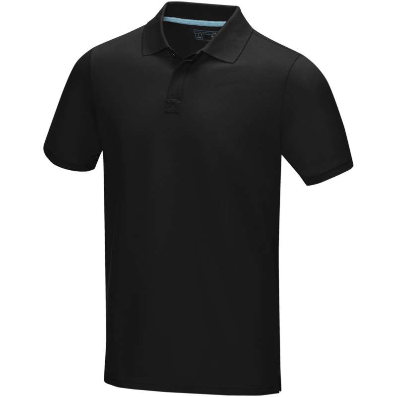 Men's Graphite organic GOTS short-sleeve polo shirt - Elevate NXT - Elevate at wholesale prices