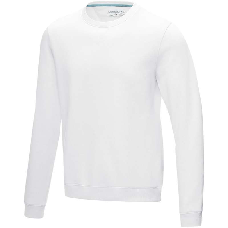 Men's Jasper organic GOTS recycled GRS crew-neck sweatshirt - Elevate NXT - Recyclable accessory at wholesale prices