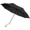 Birgit 21 folding windproof umbrella in recycled PET - Avenue - Recyclable accessory at wholesale prices