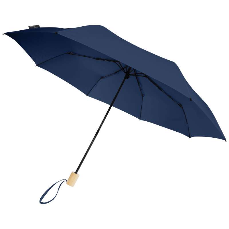 Parapluie 21 pliable windproof en PET recyclé Birgit - Avenue - Accessoire recyclable à prix grossiste