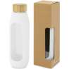 Tidan 600 ml borosilicate glass bottle with silicone grip - Avenue - Recyclable accessory at wholesale prices