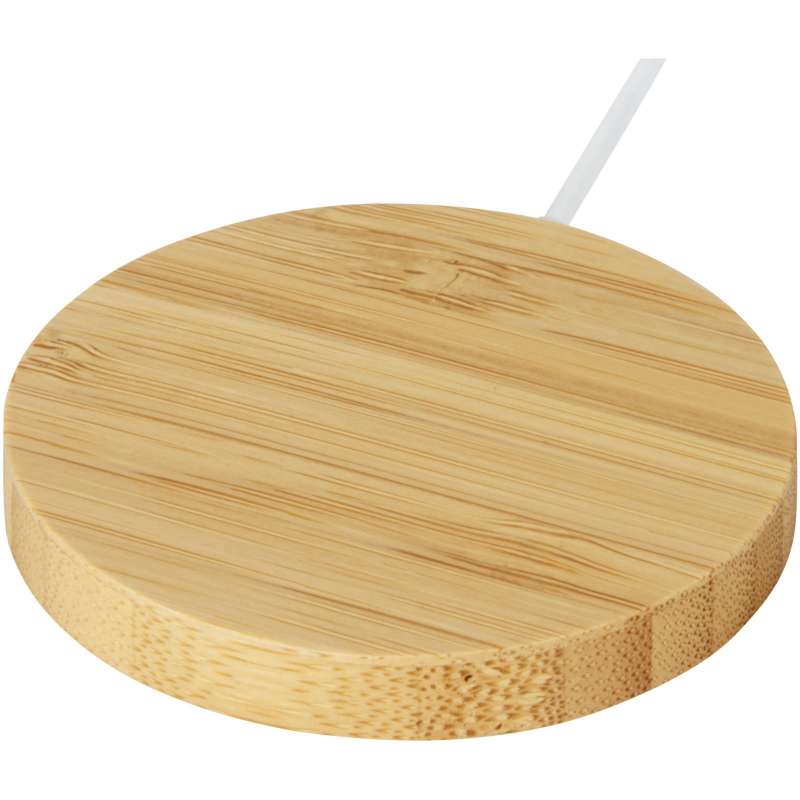 Tapis de charge à induction Atra magnétique en bambou de 10 W - Avenue - Produit en bois à prix de gros