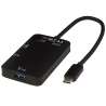Type-C aluminum multimedia adapter ADAPT USB-A / Type-C / HDMI - Hub at wholesale prices