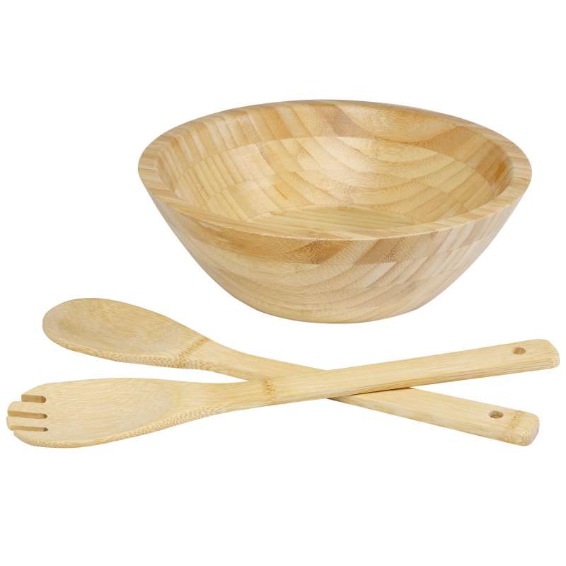 Argulls bambou salad bowl and utensils - Wooden product at wholesale prices