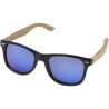 Hiru mirror polarized sunglasses in rPET/wood in gift box - Recyclable accessory at wholesale prices
